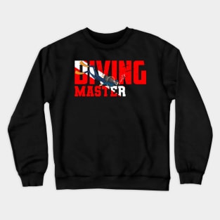 Scuba Diving Dive Master Tshirt Vintage Dive Lover Gifts Crewneck Sweatshirt